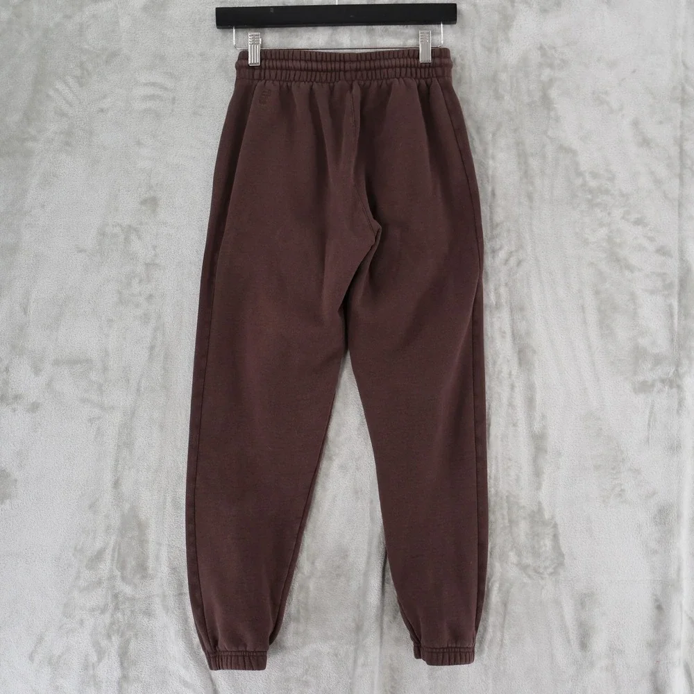 Tna Cozy‎ Fleece Joggers Womens 2XS Brown Relaxed Sweatpants